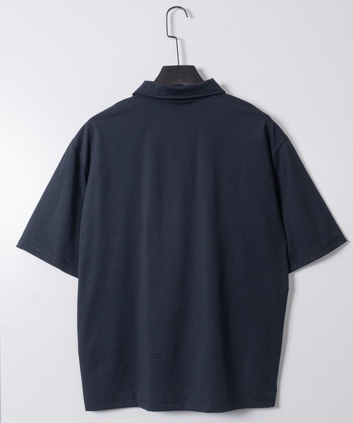 U.S. POLO ASSN.(ユーエスポロアッスン)の「【18】〔U.S.POLO ASSN/ユーエスポロアッスン〕ワンポイントロゴ ハーフスリーブポロシャツ 接触冷感/無地(ポロシャツ・メンズ・ネイビー/ブラック/オフホワイト・LARGE/MEDIUM)」の11枚目の写真