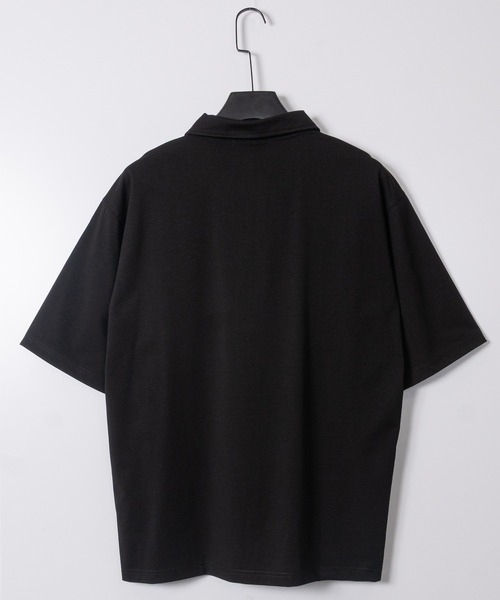 U.S. POLO ASSN.(ユーエスポロアッスン)の「【18】〔U.S.POLO ASSN/ユーエスポロアッスン〕ワンポイントロゴ ハーフスリーブポロシャツ 接触冷感/無地(ポロシャツ・メンズ・ネイビー/ブラック/オフホワイト・LARGE/MEDIUM)」の10枚目の写真