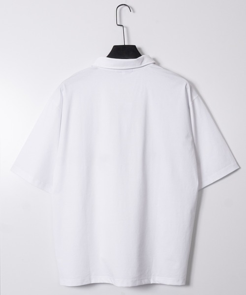 U.S. POLO ASSN.(ユーエスポロアッスン)の「【18】〔U.S.POLO ASSN/ユーエスポロアッスン〕ワンポイントロゴ ハーフスリーブポロシャツ 接触冷感/無地(ポロシャツ・メンズ・ネイビー/ブラック/オフホワイト・LARGE/MEDIUM)」の9枚目の写真