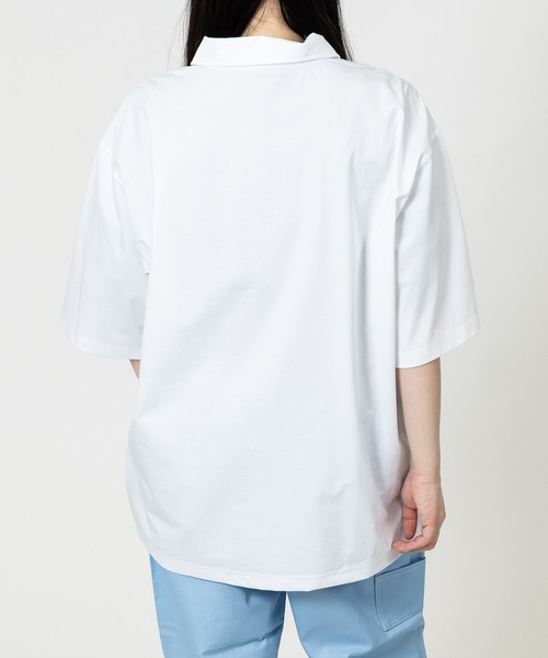 U.S. POLO ASSN.(ユーエスポロアッスン)の「【18】〔U.S.POLO ASSN/ユーエスポロアッスン〕ワンポイントロゴ ハーフスリーブポロシャツ 接触冷感/無地(ポロシャツ・メンズ・ネイビー/ブラック/オフホワイト・LARGE/MEDIUM)」の20枚目の写真