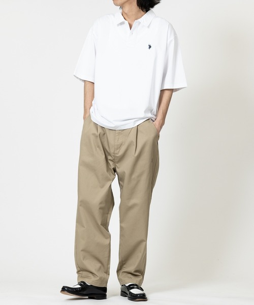 U.S. POLO ASSN.(ユーエスポロアッスン)の「【18】〔U.S.POLO ASSN/ユーエスポロアッスン〕ワンポイントロゴ ハーフスリーブポロシャツ 接触冷感/無地(ポロシャツ・メンズ・ネイビー/ブラック/オフホワイト・LARGE/MEDIUM)」の15枚目の写真