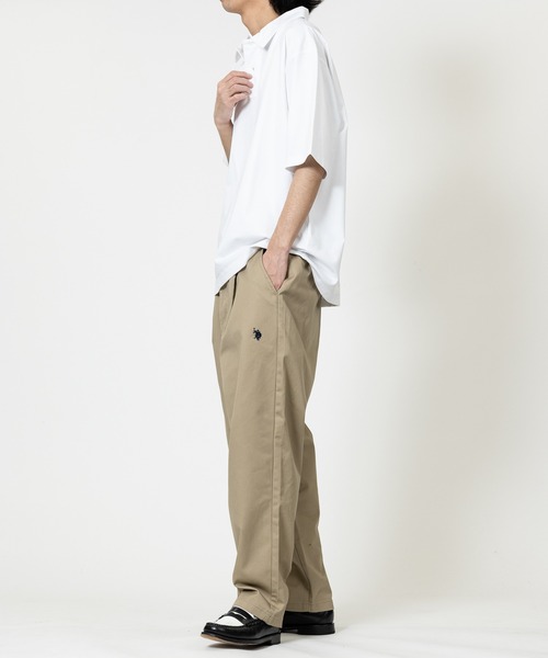 U.S. POLO ASSN.(ユーエスポロアッスン)の「【18】〔U.S.POLO ASSN/ユーエスポロアッスン〕ワンポイントロゴ ハーフスリーブポロシャツ 接触冷感/無地(ポロシャツ・メンズ・ネイビー/ブラック/オフホワイト・LARGE/MEDIUM)」の16枚目の写真