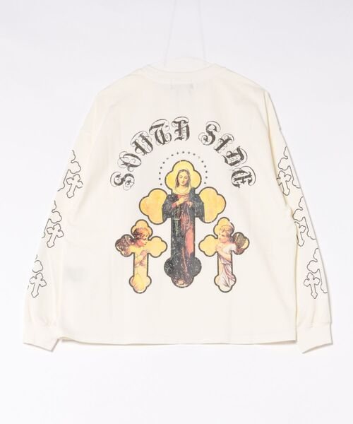 BREATH(ブレス)の「CROSS MARIA LS TEE(Tシャツ/カットソー・メンズ・ホワイト・X-LARGE/LARGE/MEDIUM/XX-LARGE/SMALL)」の2枚目の写真