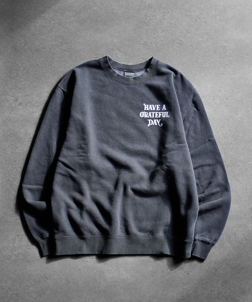 HAVE A GRATEFUL DAY)CREW SWEATSHIRT（スウェット）｜ROSE BUD