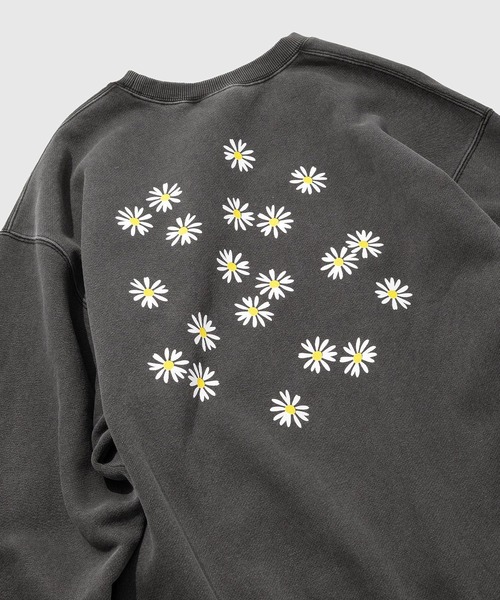 ROSE BUD(ローズバッド)の「(HAVE A GRATEFUL DAY)CREW SWEATSHIRT(スウェット・レディース・ブラック/パープル・S)」の7枚目の写真