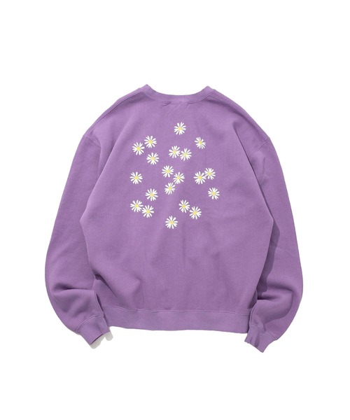 ROSE BUD(ローズバッド)の「(HAVE A GRATEFUL DAY)CREW SWEATSHIRT(スウェット・レディース・ブラック/パープル・S)」の9枚目の写真