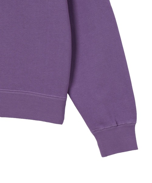 ROSE BUD(ローズバッド)の「(HAVE A GRATEFUL DAY)CREW SWEATSHIRT(スウェット・レディース・ブラック/パープル・S)」の18枚目の写真