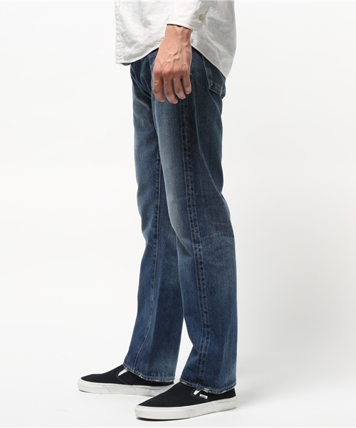Denime(ドゥニーム)の「【MadeInJapan】SlimFitUsed/スリムフィットUsedWash【FirstDenime】(デニムパンツ・メンズ・インディゴブルー・29/34/33/31/27/30/32/28)」の6枚目の写真