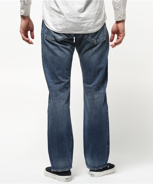 Denime(ドゥニーム)の「【MadeInJapan】SlimFitUsed/スリムフィットUsedWash【FirstDenime】(デニムパンツ・メンズ・インディゴブルー・29/34/33/31/27/30/32/28)」の7枚目の写真