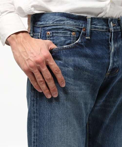 Denime(ドゥニーム)の「【MadeInJapan】SlimFitUsed/スリムフィットUsedWash【FirstDenime】(デニムパンツ・メンズ・インディゴブルー・29/34/33/31/27/30/32/28)」の10枚目の写真