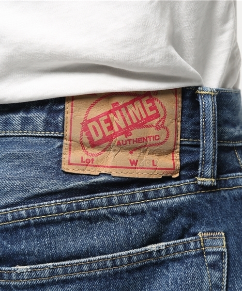 Denime(ドゥニーム)の「【MadeInJapan】SlimFitUsed/スリムフィットUsedWash【FirstDenime】(デニムパンツ・メンズ・インディゴブルー・29/34/33/31/27/30/32/28)」の11枚目の写真