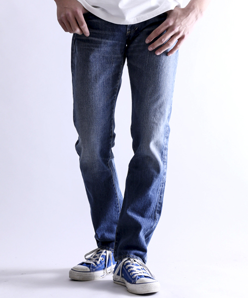 Denime(ドゥニーム)の「【MadeInJapan】SlimFitUsed/スリムフィットUsedWash【FirstDenime】(デニムパンツ・メンズ・インディゴブルー・29/34/33/31/27/30/32/28)」の14枚目の写真