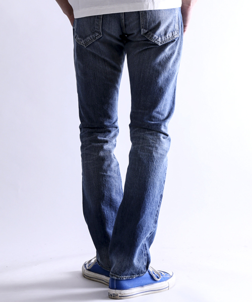 Denime(ドゥニーム)の「【MadeInJapan】SlimFitUsed/スリムフィットUsedWash【FirstDenime】(デニムパンツ・メンズ・インディゴブルー・29/34/33/31/27/30/32/28)」の16枚目の写真