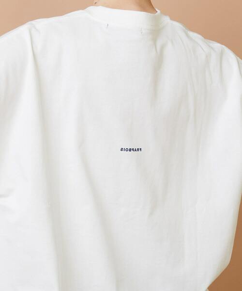FRAPBOIS（フラボア）の「アミューズT2（Tシャツ/カットソー・レディース・ホワイト/ブラウン・1）」の7枚目の写真
