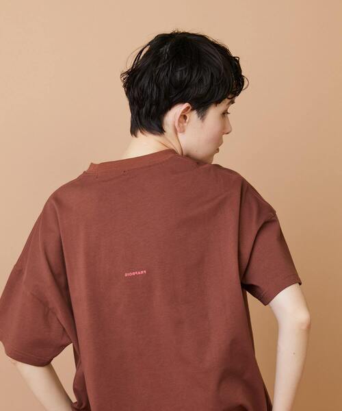 FRAPBOIS（フラボア）の「アミューズT2（Tシャツ/カットソー・レディース・ホワイト/ブラウン・1）」の15枚目の写真