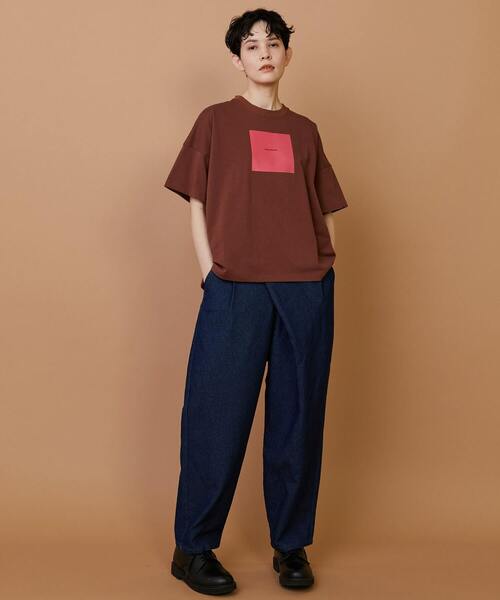 FRAPBOIS（フラボア）の「アミューズT2（Tシャツ/カットソー・レディース・ホワイト/ブラウン・1）」の17枚目の写真