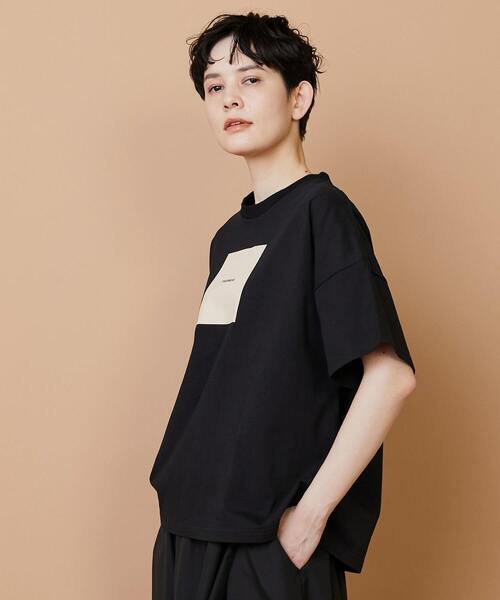 FRAPBOIS（フラボア）の「アミューズT2（Tシャツ/カットソー・レディース・ホワイト/ブラウン・1）」の19枚目の写真