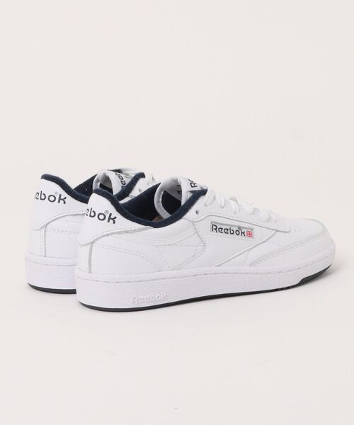 Reebok(リーボック)の「【Reebok 】CLUB C 85 (リーボック クラブシー 85)100000156(スニーカー・レディース・ホワイト×ネイビー・23.5cm/24.5cm/23.0cm/24.0cm/25.0cm)」の2枚目の写真