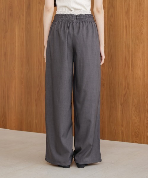 Bab(バブ)の「【S・Mサイズ展開】ダブルウエストパンツ(その他パンツ・レディース・チャコールグレー/ベージュ・MEDIUM/SMALL)」の19枚目の写真