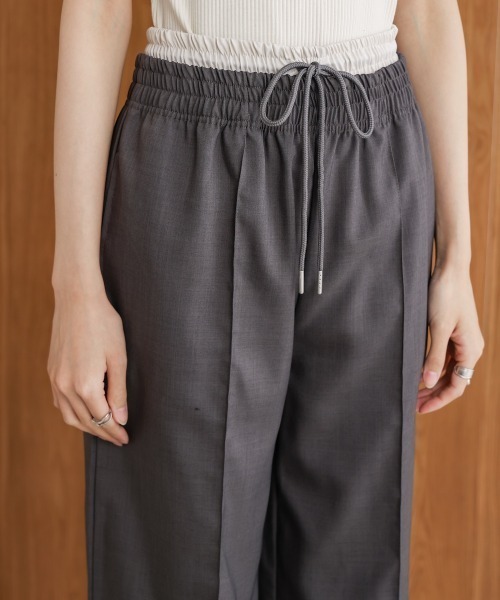 Bab(バブ)の「【S・Mサイズ展開】ダブルウエストパンツ(その他パンツ・レディース・チャコールグレー/ベージュ・MEDIUM/SMALL)」の20枚目の写真