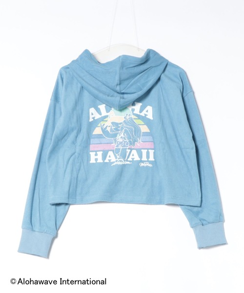 Kahiko(カヒコ)の「【Kahiko】ALOHA MAPUA ウイフーディー(パーカー・レディース・ライトブルー/ネイビー/ピンク/ホワイト・FREE)」の2枚目の写真