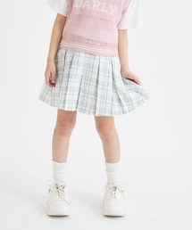 PINK-latte（ピンクラテ）の「チェックフロントプリーツスカート（スカート）」