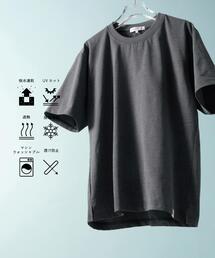 THE SHOP TK （ザ ショップ ティーケー ）の「【涼しい・透けにくい・乾きやすい 夏に欲しい機能、全部入り。】BO-NO TEE/ボーノTシャツ　洗濯機OK/吸水速乾/UVカット/透け防止/遮熱/接触冷感（Tシャツ/カットソー）」