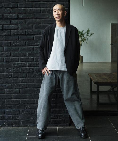 THE SHOP TK （ザ ショップ ティーケー ）の「【驚くほど汚れが落ちやすいTシャツ】BO-NO TEE/ボーノTシャツ　洗濯機OK/吸水速乾/UVカット/透け防止/遮熱/接触冷感（Tシャツ/カットソー・メンズ・チャコールグレー/オフホワイト/グリーン系/ライトグレー/ブルー系その他・01/02/03/04/05）」の9枚目の写真