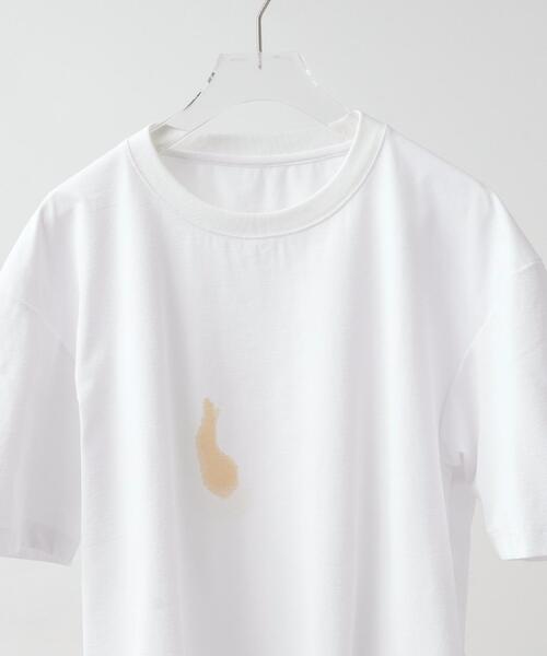 THE SHOP TK （ザ ショップ ティーケー ）の「【驚くほど汚れが落ちやすいTシャツ】BO-NO TEE/ボーノTシャツ　洗濯機OK/吸水速乾/UVカット/透け防止/遮熱/接触冷感（Tシャツ/カットソー・メンズ・チャコールグレー/オフホワイト/グリーン系/ライトグレー/ブルー系その他・01/02/03/04/05）」の13枚目の写真