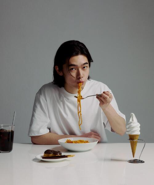 THE SHOP TK （ザ ショップ ティーケー ）の「【驚くほど汚れが落ちやすいTシャツ】BO-NO TEE/ボーノTシャツ　洗濯機OK/吸水速乾/UVカット/透け防止/遮熱/接触冷感（Tシャツ/カットソー・メンズ・チャコールグレー/オフホワイト/グリーン系/ライトグレー/ブルー系その他・01/02/03/04/05）」の19枚目の写真