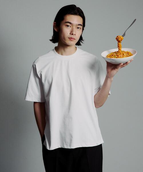 THE SHOP TK （ザ ショップ ティーケー ）の「【驚くほど汚れが落ちやすいTシャツ】BO-NO TEE/ボーノTシャツ　洗濯機OK/吸水速乾/UVカット/透け防止/遮熱/接触冷感（Tシャツ/カットソー・メンズ・チャコールグレー/オフホワイト/グリーン系/ライトグレー/ブルー系その他・01/02/03/04/05）」の20枚目の写真