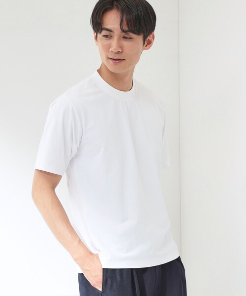 THE SHOP TK (ザ ショップ ティーケー )の「【新色追加&再入荷!!】【接触冷感/吸水速乾/UVカット/透け防止/遮熱】BO-NO TEE/ボーノTシャツ(Tシャツ/カットソー・メンズ・チャコールグレー/オフホワイト/グリーン系/ライトグレー/ブルー系その他/ブラウン系その他/ボルドー・01/02/03/04/05)」の19枚目の写真