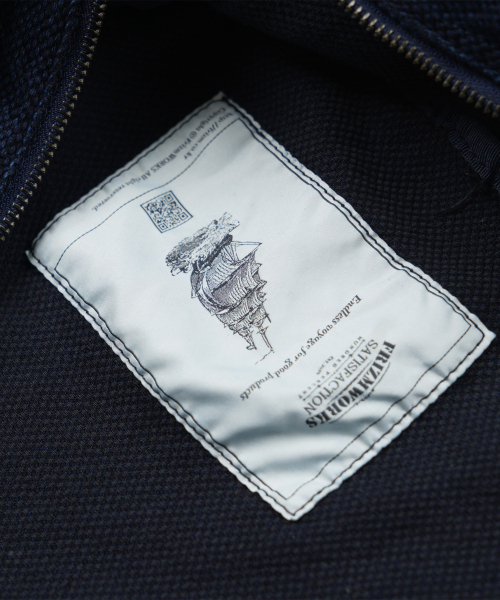 FRIZMWORKS(フリズムワークス)の「HEAVY CANVAS SHOULDER BAG _ SASHIKO DENIM(ショルダーバッグ・メンズ・その他・ONE SIZE)」の8枚目の写真