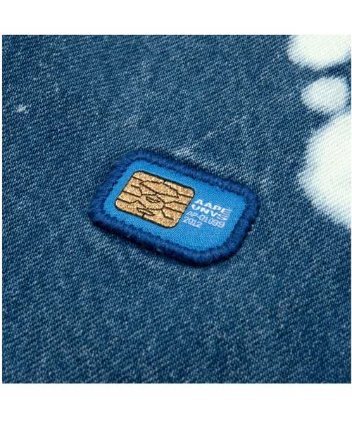 AAPE BY A BATHING APE（エーエイプバイアベイシングエイプ）の「AAPE MAIN LONG SLEEVE HOODIE SHIRT（シャツ/ブラウス・メンズ・ライトブルー・MEDIUM/SMALL/LARGE/X-LARGE）」の5枚目の写真