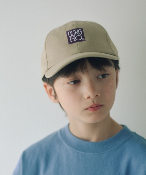 GUNG HO(ガンホー)の「【別注】<GUNG HO>キャップ / キッズ(キャップ・キッズ・オレンジ/ダークグレー/ベージュ・FREE(54-56cm))」の3枚目の写真