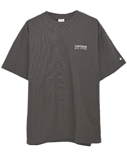 CONVERSE(コンバース)の「『CONVERSE/コンバース』クルーネック フライスバックグラフィック半袖Tシャツ(Tシャツ/カットソー・メンズ・ブラック系/ホワイト・L/M/LL)」の9枚目の写真