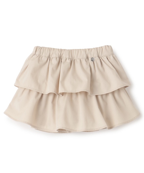 petit main(プティマイン)の「ティアードスカパン(スカート・キッズ・ピンク/ライトベージュ/ネイビー/ブルー・80cm/120cm/110cm/100cm/90cm/130cm)」の2枚目の写真