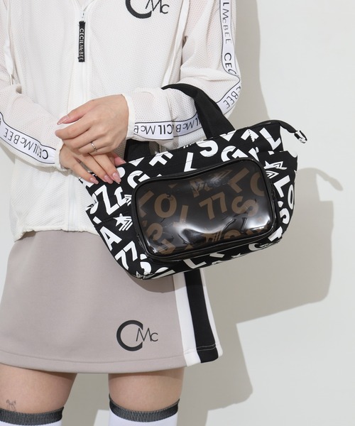 stella77golf(ステラセブンティーンセブンゴルフ)の「PVCポケット付総柄スウェットカートBAG(トートバッグ・メンズ・ライム/ブルー/カモフラージュ/ブラック・F)」の8枚目の写真