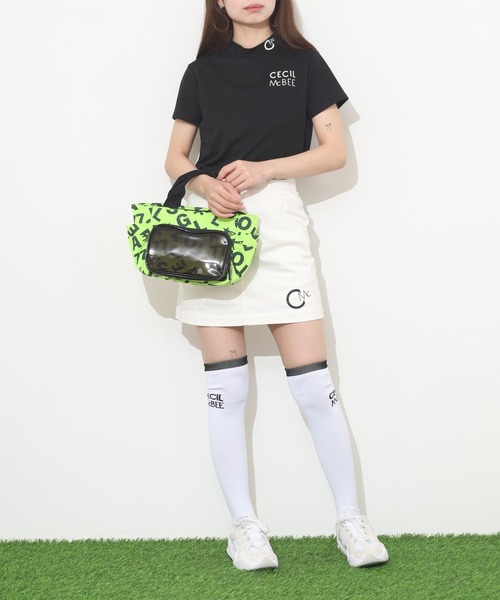 stella77golf(ステラセブンティーンセブンゴルフ)の「PVCポケット付総柄スウェットカートBAG(トートバッグ・メンズ・ライム/ブルー/カモフラージュ/ブラック・F)」の17枚目の写真