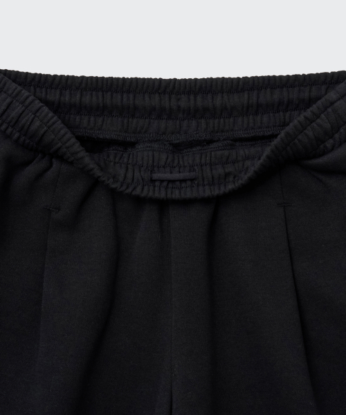 MUSINSA STANDARD KIDS（ムシンサスタンダードキッズ）の「ダブルニットワンタックロングバミューダスウェットパンツ[ブラック]（その他パンツ・レディース・その他・110/120/130/140/150/160）」の5枚目の写真