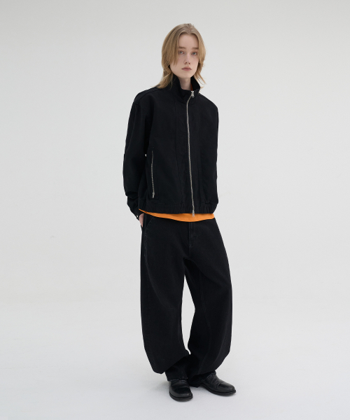 NOUN(ノウン)の「balanced denim pants (black)(デニムパンツ・メンズ・その他・0/1/2)」の6枚目の写真