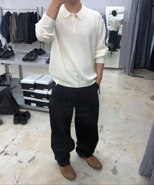 NOUN(ノウン)の「balanced denim pants (black)(デニムパンツ・メンズ・その他・0/1/2)」の8枚目の写真