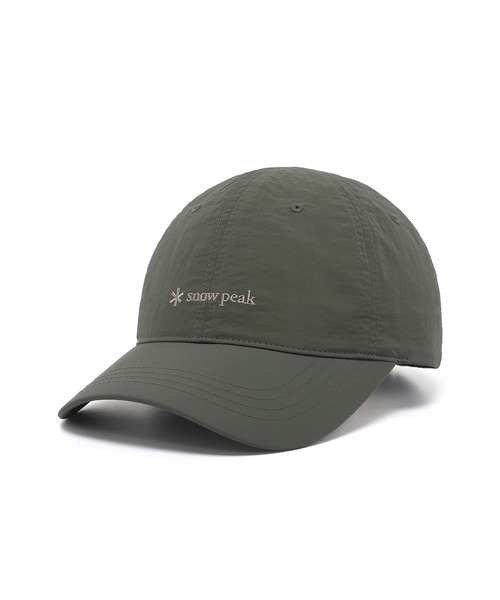 Snow Peak(スノーピーク)の「Snow Peak / Eco Taslan Ball Cap エコタスランボールキャップ 海外限定(キャップ・メンズ・チャコール/サンドベージュ/インディゴブルー/コーラルピンク/カーキ・S/M/L)」の1枚目の写真