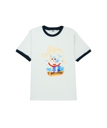 MSGM（エムエスジーエム）の「MSGM KIDS SAILOR CAT グラフィックTシャツ（Tシャツ/カットソー）」