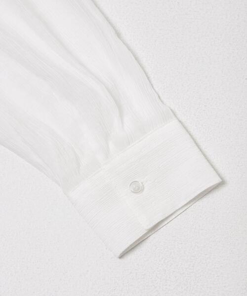 ITEMS URBANRESEARCH(アイテムズ アーバンリサーチ)の「シアーヨウリュウシャツ(シャツ/ブラウス・レディース・ミント/ネイビー/ホワイト/ピンク系その他・FREE)」の10枚目の写真