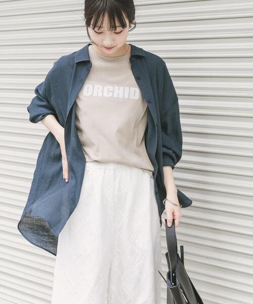 ITEMS URBANRESEARCH(アイテムズ アーバンリサーチ)の「シアーヨウリュウシャツ(シャツ/ブラウス・レディース・ミント/ネイビー/ホワイト/ピンク系その他・FREE)」の18枚目の写真