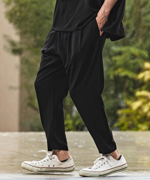 CAMBIO(カンビオ)の「mp14970- Slub Oxford Tapered Pants テーパードパンツ(S600026cmb)(その他パンツ・メンズ・ネイビー/チャコール/グレー/ブラック・L/M/S)」の1枚目の写真