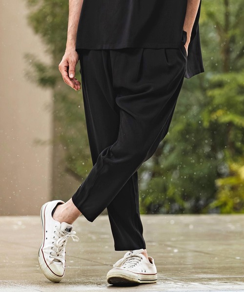 CAMBIO(カンビオ)の「mp14970- Slub Oxford Tapered Pants テーパードパンツ(S600026cmb)(その他パンツ・メンズ・ネイビー/チャコール/グレー/ブラック・L/M/S)」の20枚目の写真