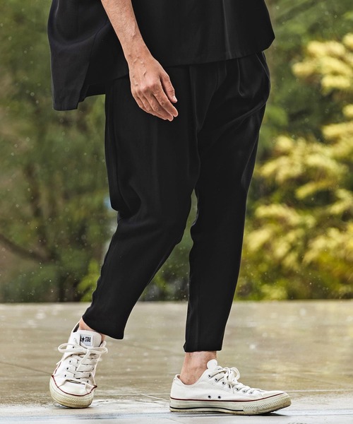 CAMBIO(カンビオ)の「mp14970- Slub Oxford Tapered Pants テーパードパンツ(S600026cmb)(その他パンツ・メンズ・ネイビー/チャコール/グレー/ブラック・L/M/S)」の21枚目の写真