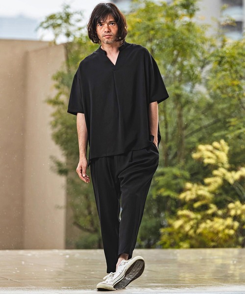 CAMBIO(カンビオ)の「mp14970- Slub Oxford Tapered Pants テーパードパンツ(S600026cmb)(その他パンツ・メンズ・ネイビー/チャコール/グレー/ブラック・L/M/S)」の22枚目の写真